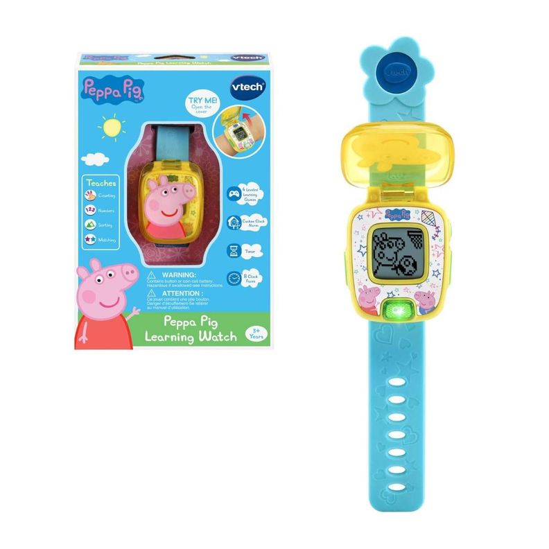 Vtech Reloj Peppa Pig Azul-0