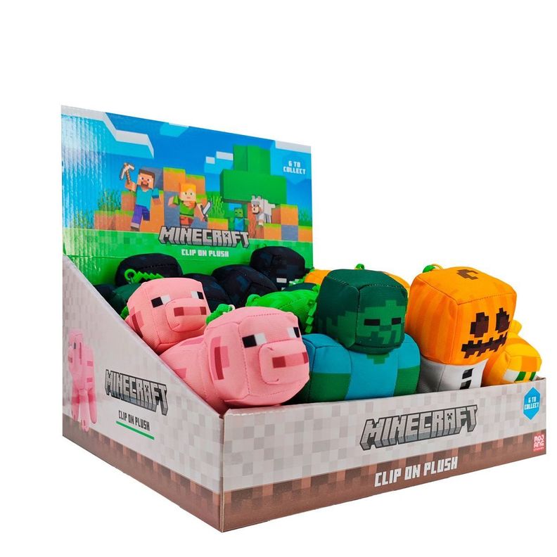PELUCHE CON CLIP MINECRAFT - CREEPER-1