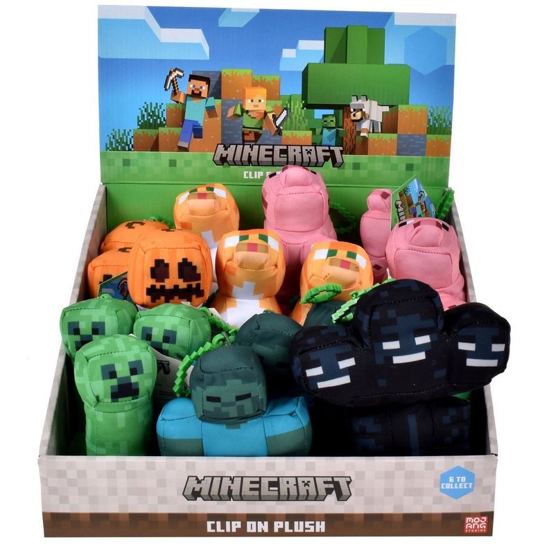 PELUCHE CON CLIP MINECRAFT - CREEPER-2
