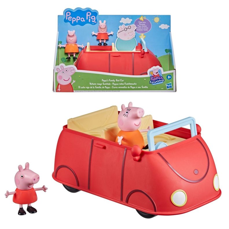 Peppa Pig Auto Rojo Familiar-0