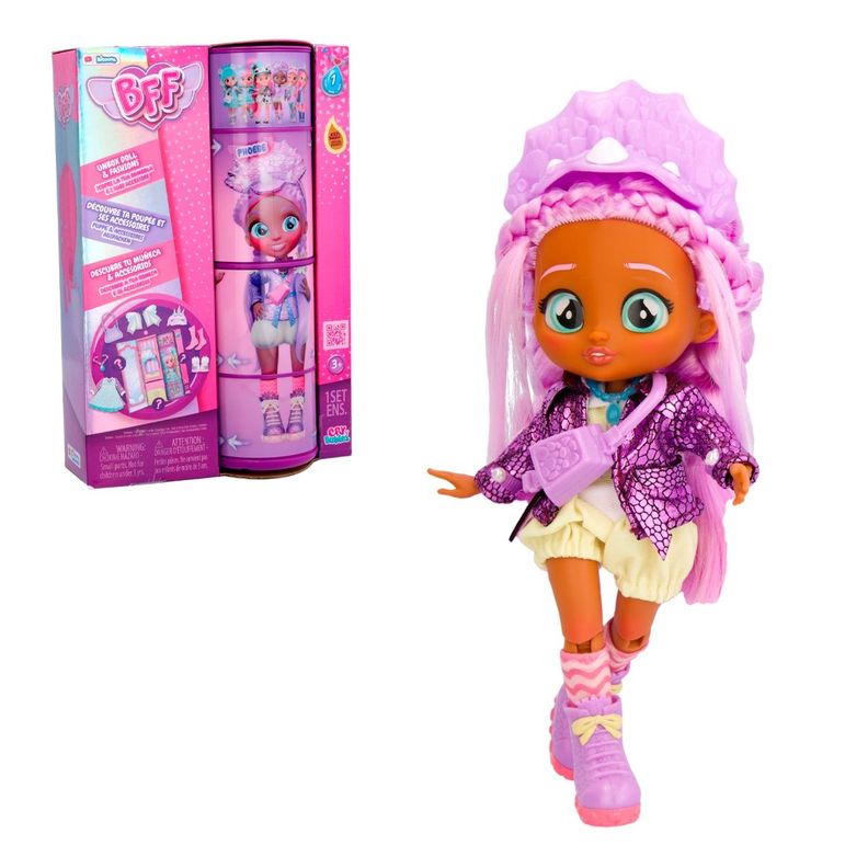 Cry Babies Muñeca Fashion Bff Phoebe-0