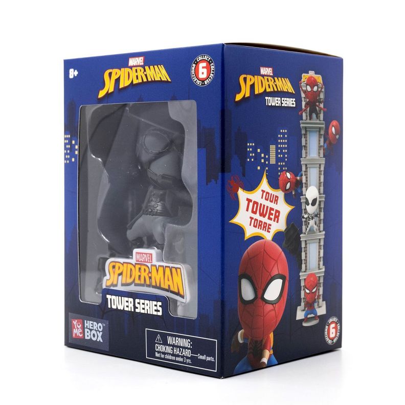 SPIDERMAN 8 CMS CON ESCENARIO EDIFICIO - SPIDER - MAN NOIR-1