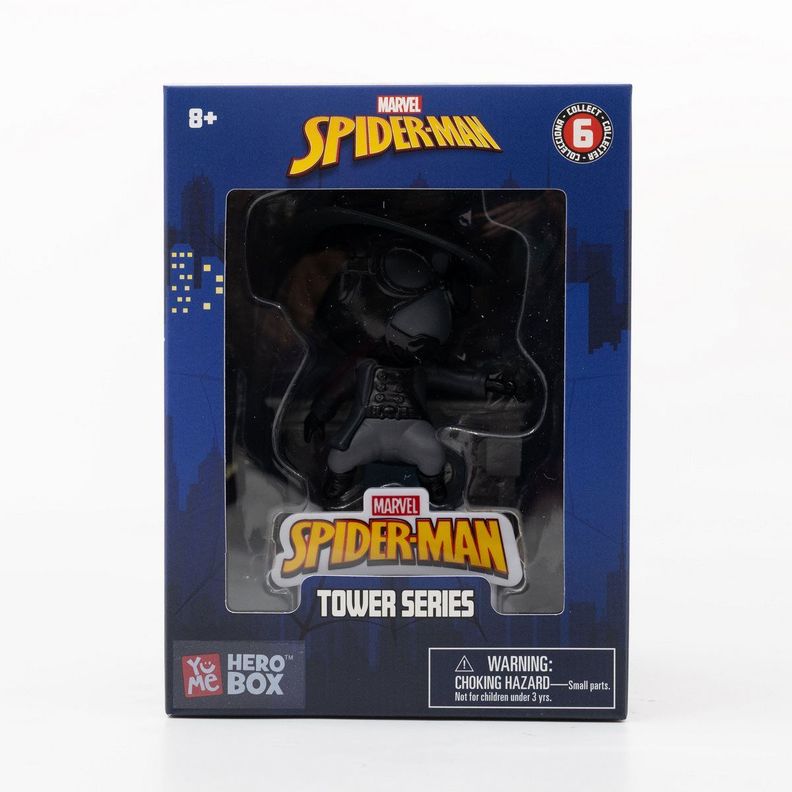 SPIDERMAN 8 CMS CON ESCENARIO EDIFICIO - SPIDER - MAN NOIR-2