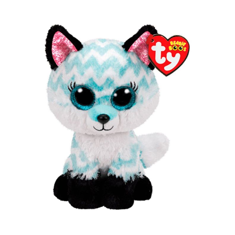 TY BEANIE BOOS ATLAS LOBO AQUA MEDIUM-0