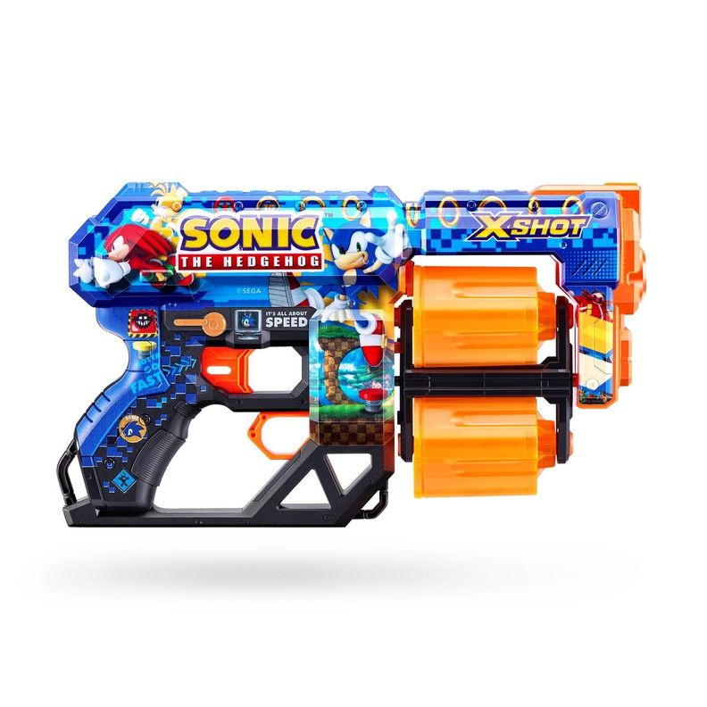 LANZADOR SKIN SONIC X-SHOT-MEGA SONIC-1