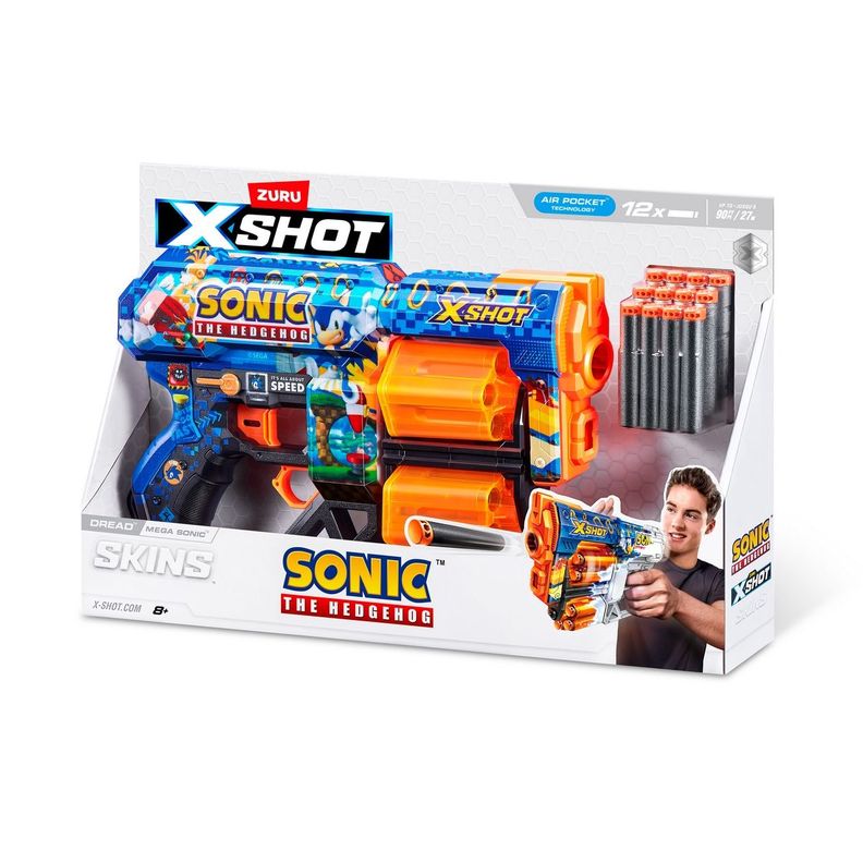 LANZADOR SKIN SONIC X-SHOT-MEGA SONIC-2