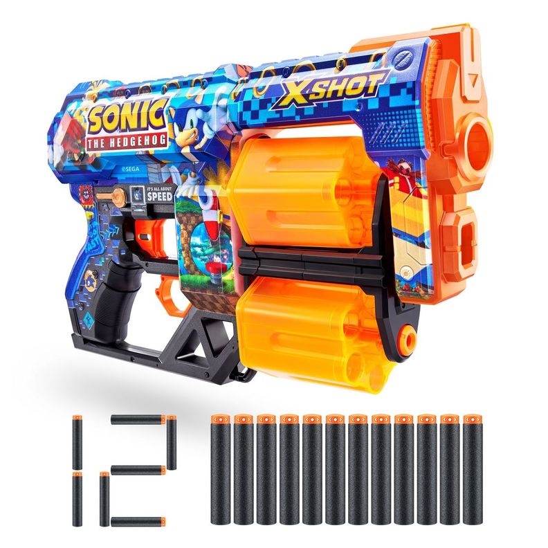 LANZADOR SKIN SONIC X-SHOT-MEGA SONIC-4