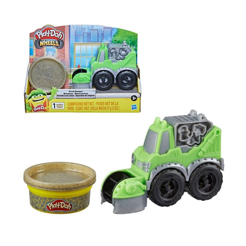 Mini Vehiculo Play Doh - Barredora De Calles-0
