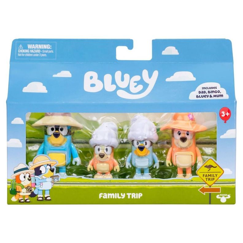 BLUEY SET 4 FIGURAS - VIAJE FAMILIAR-3