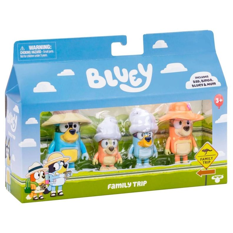 BLUEY SET 4 FIGURAS - VIAJE FAMILIAR-4