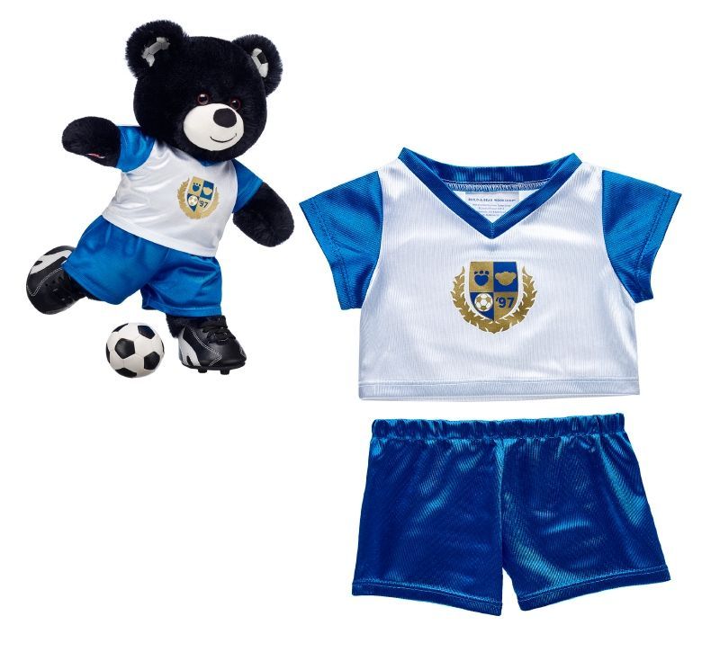 Uniforme Futbol Azul Con Blanco Build-A-Bear-0