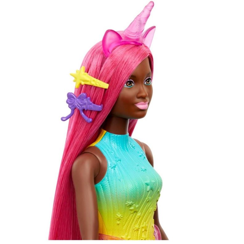 BARBIE FANTASIA MUÑECA CABELLO LARGO DE ENSUEÑO - UNICORNIO-1