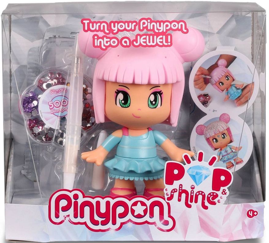MUÑECA 17 CM PARA DECORAR POP & SHINE DE PINYPON-4
