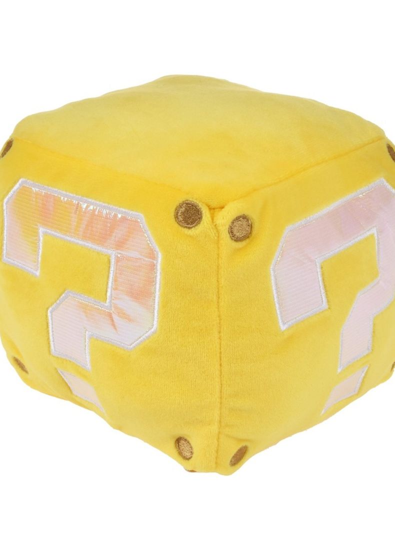 Peluche con sonido super mario nintendo-bloque interrogacion