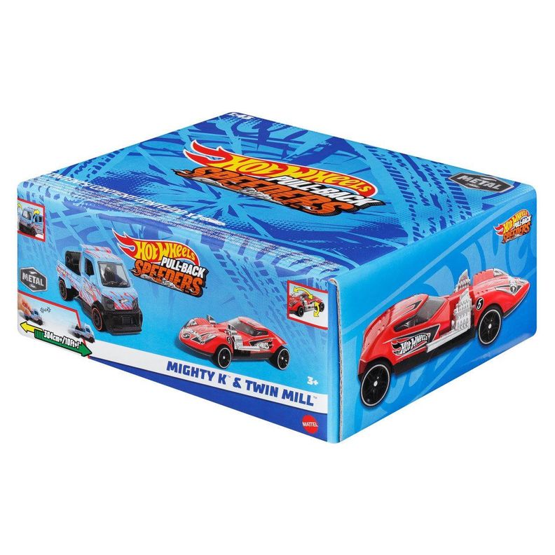 HOT WHEELS 2 AUTOS SORPRESA- MIGHTY K Y TWIN MILL-0