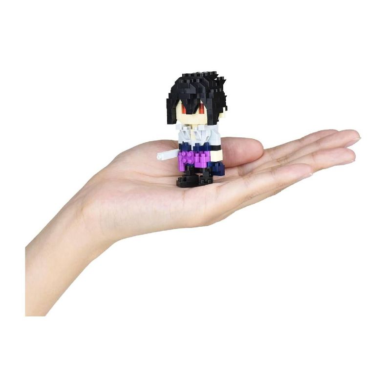 FIGURA NANOBLOCK NARUTO SHIPPUDEN BANDAI - SASUKE UCHIHA-1