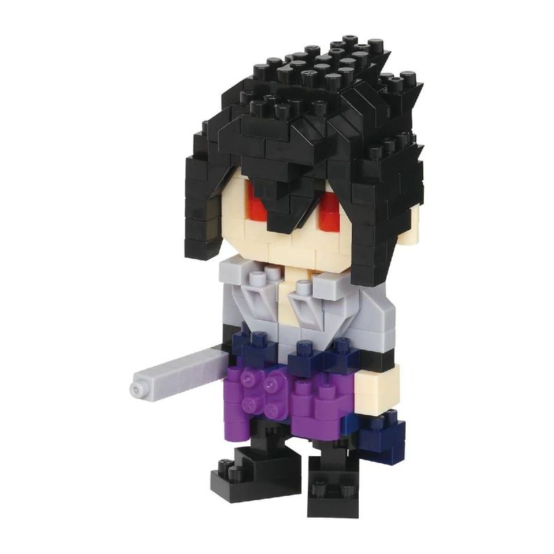 FIGURA NANOBLOCK NARUTO SHIPPUDEN BANDAI - SASUKE UCHIHA-2
