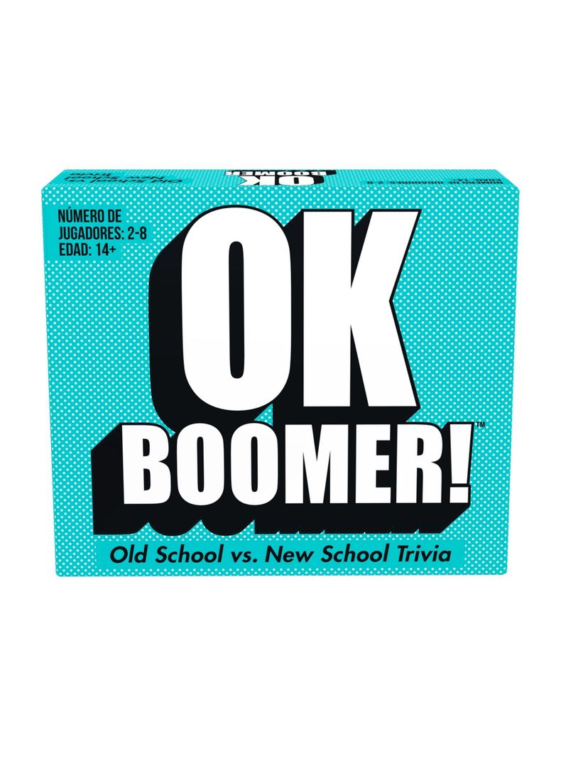 Juego de mesa Ok Boomer cartas de preguntas