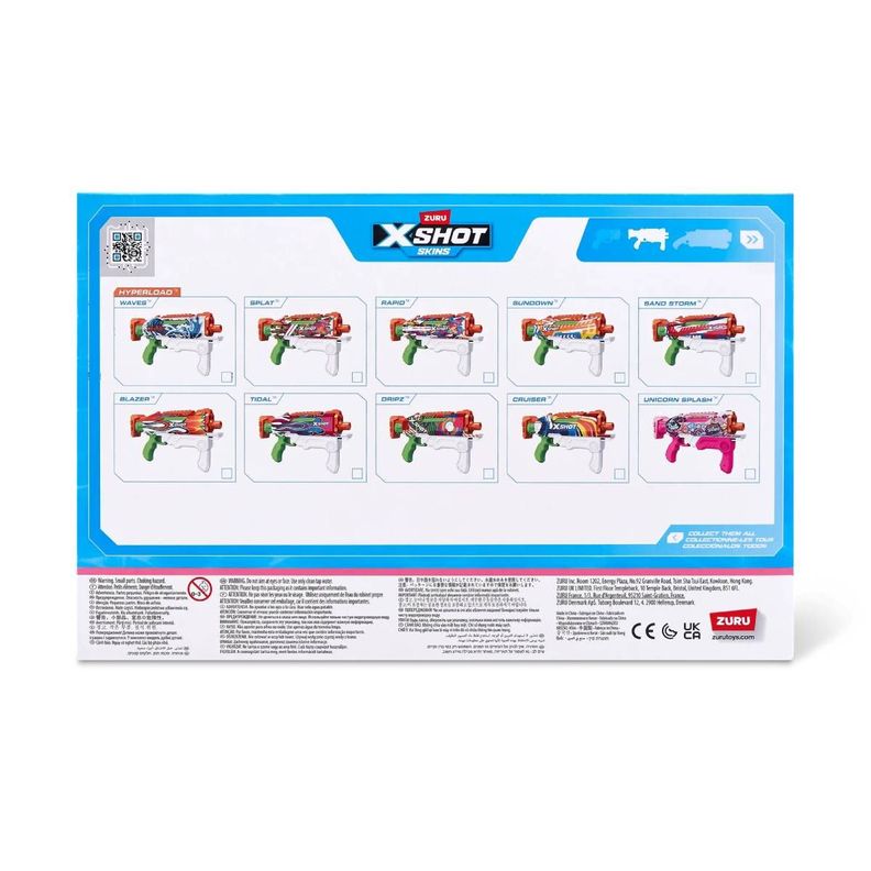 LANZA AGUA SKINS X-SHOT - UNICORN SPLASH-8