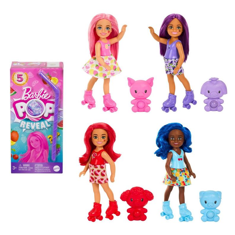 BARBIE POP REVEAL MUÑECA SERIE DE FRUTAS CHELSEA-0