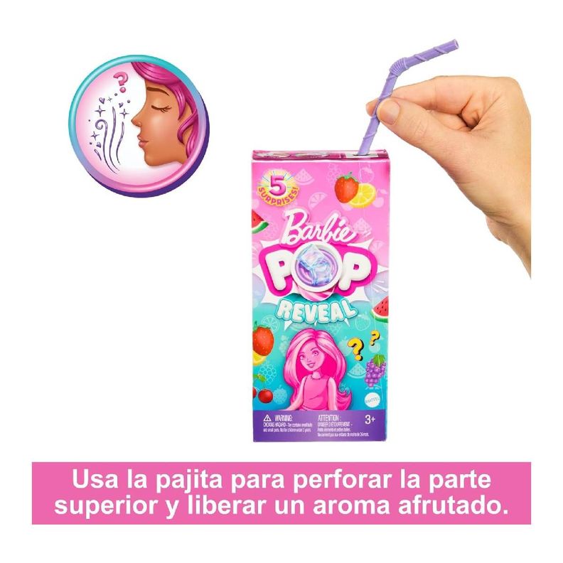 BARBIE POP REVEAL MUÑECA SERIE DE FRUTAS CHELSEA-2