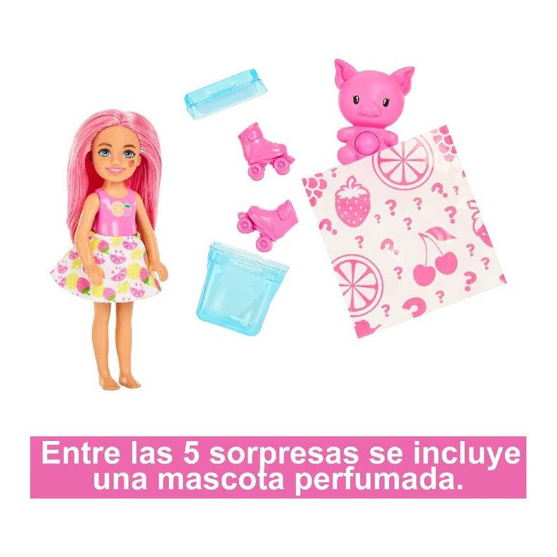 BARBIE POP REVEAL MUÑECA SERIE DE FRUTAS CHELSEA-4