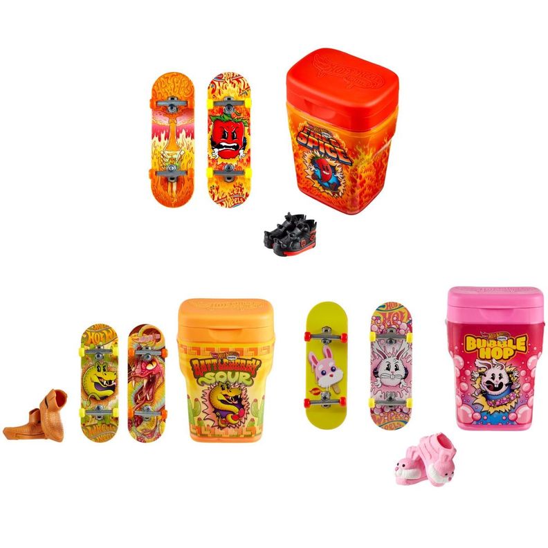 HOT WHEELS PAQUETE DE CHICLES - RATTLEBERRY SOUR-0