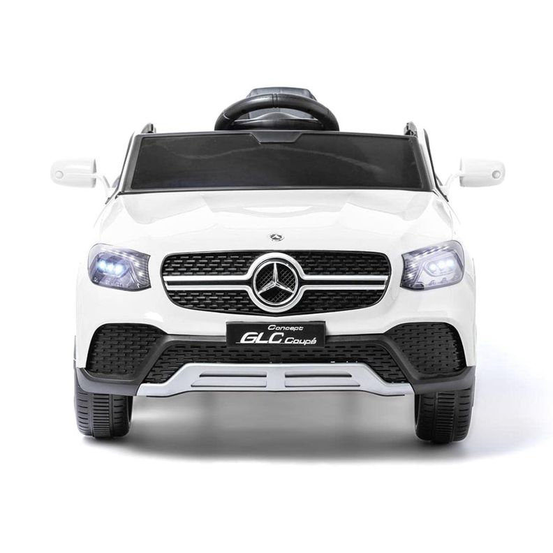 Auto A Bateria Mercedes Benz Blc Blanco De 12v De 2 Motores-2