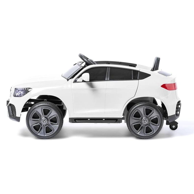 Auto A Bateria Mercedes Benz Blc Blanco De 12v De 2 Motores-4