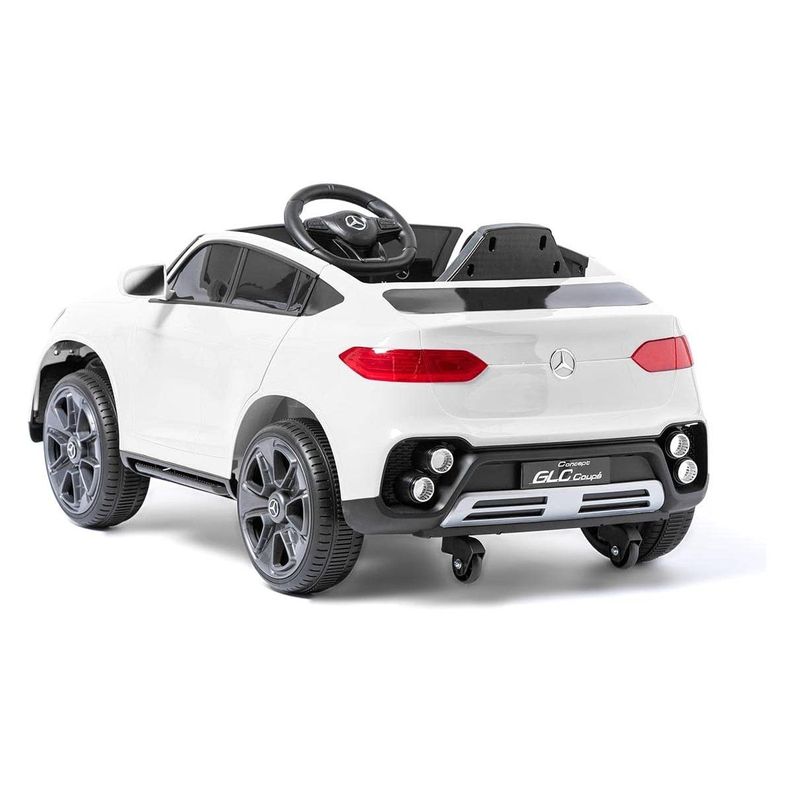 Auto A Bateria Mercedes Benz Blc Blanco De 12v De 2 Motores-5