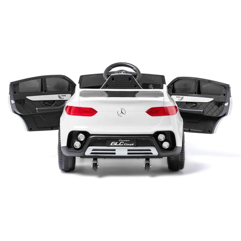 Auto A Bateria Mercedes Benz Blc Blanco De 12v De 2 Motores-6