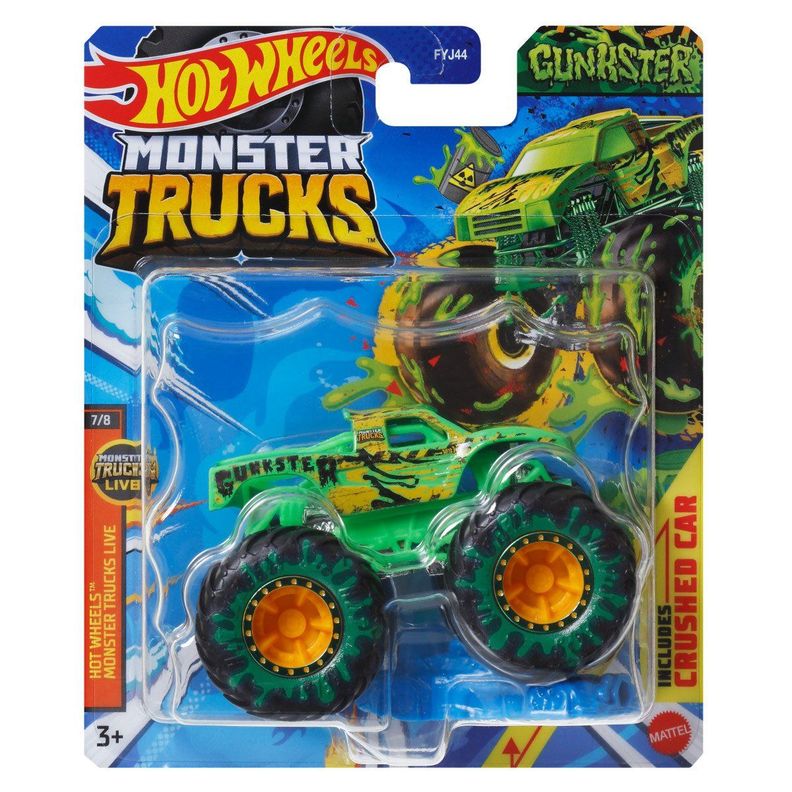 HOT WHEELS MONSTER TRUCK ESCALA 1:64 - GUNKSTER-5