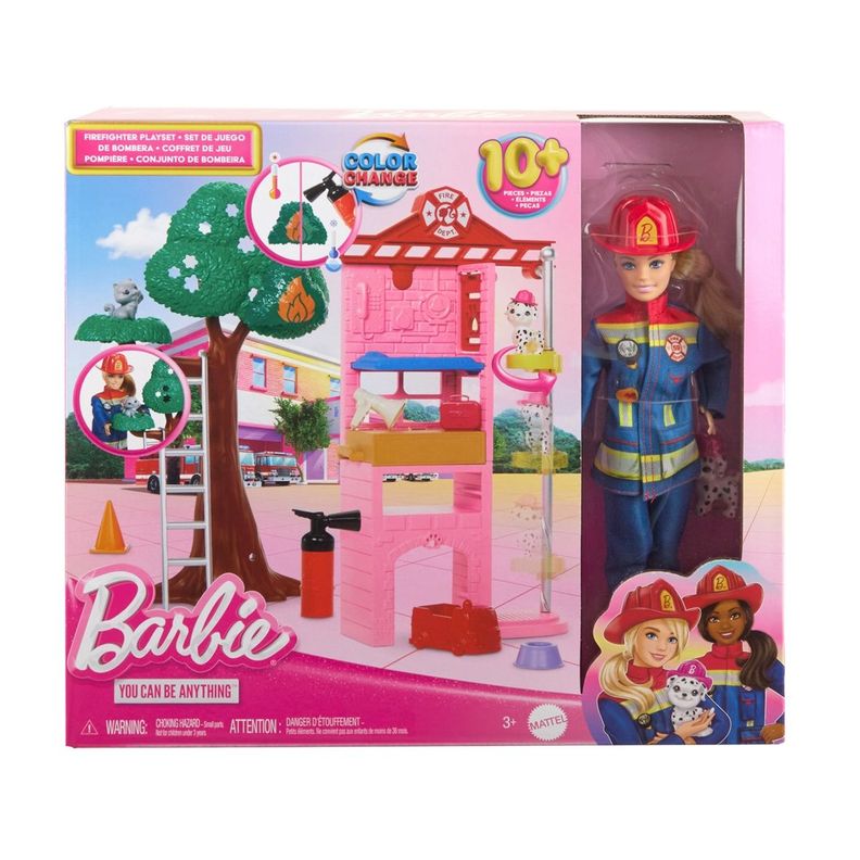 BARBIE PROFESIONES BOMBERA AL RESCATE MATTEL-2
