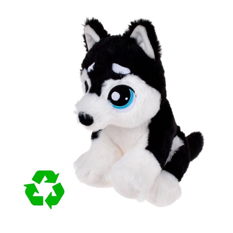 PERRO PELUCHE MATERIAL RECICLADO RESOFTABLES - HUSKY-2