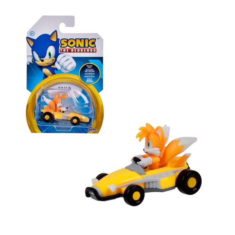 VEHICULOS METALICOS ESCALA 1:64 SONIC - TAILS SPORT-0
