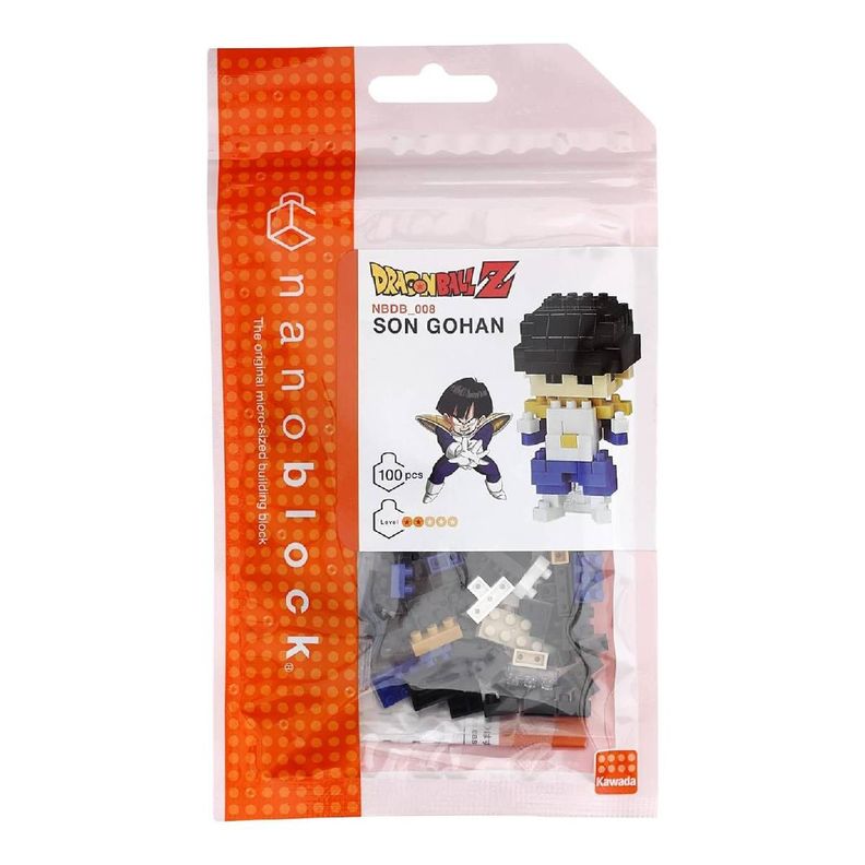 FIGURA NANOBLOCK SERIE DRAGON BALL Z DE BANDAI - SON GOHAN-5