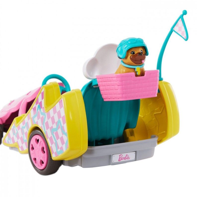 BARBIE VEHÍCULO PARA MUÑECAS STACIE AL RESCATE GO-KART-1