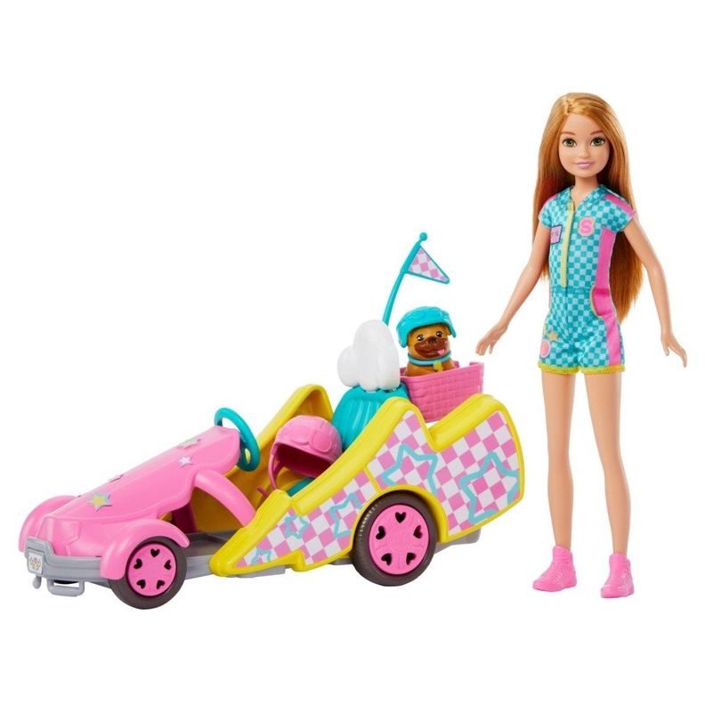 BARBIE VEHÍCULO PARA MUÑECAS STACIE AL RESCATE GO-KART-2