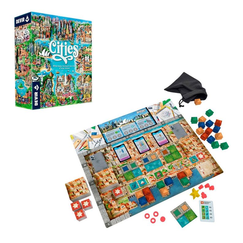 CITIES JUEGO DE MESA-0