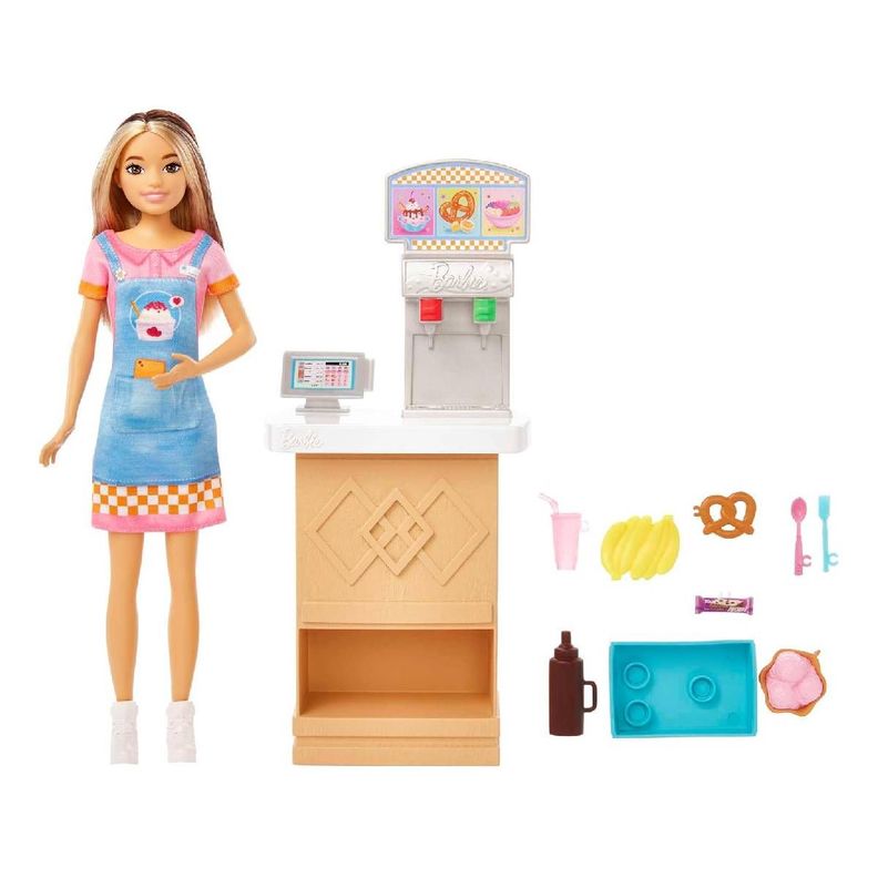 Barbie Set De Juego Skipper Barra De Botanas-6
