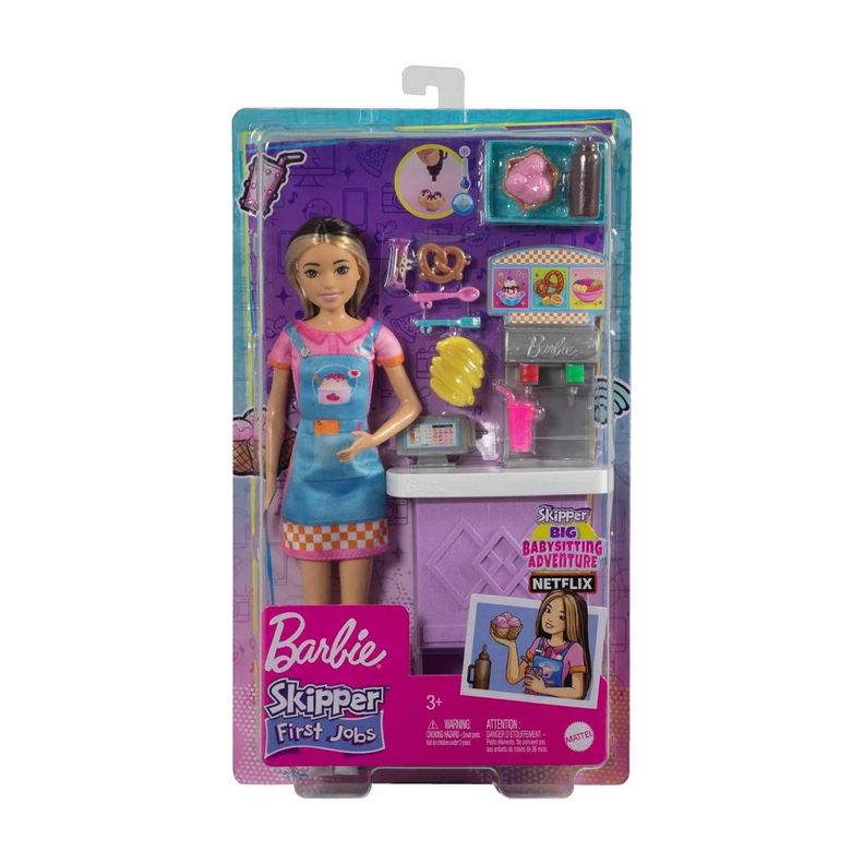 Barbie Set De Juego Skipper Barra De Botanas-7