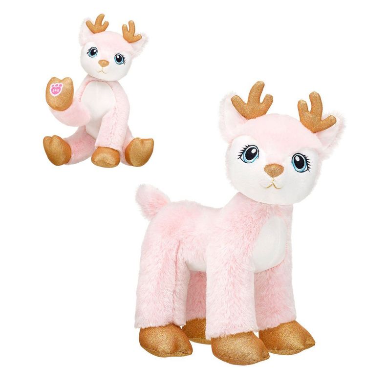Peluche Reno Rosa/Rosado Merry Mission Build-A-Bear-0