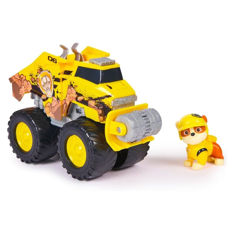 PAW PATROL VEHICULO  - RUBBLE RESCUE WHEELS BULLDOZER-0