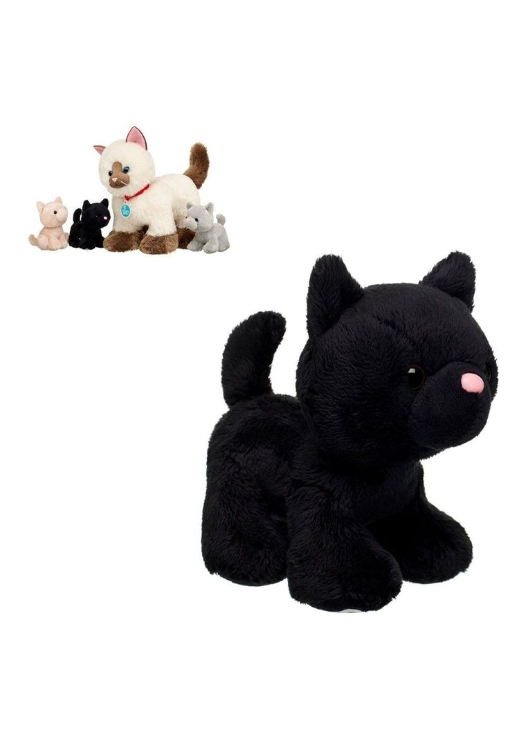 Mini peluche Build a Bear gato negro coleccion