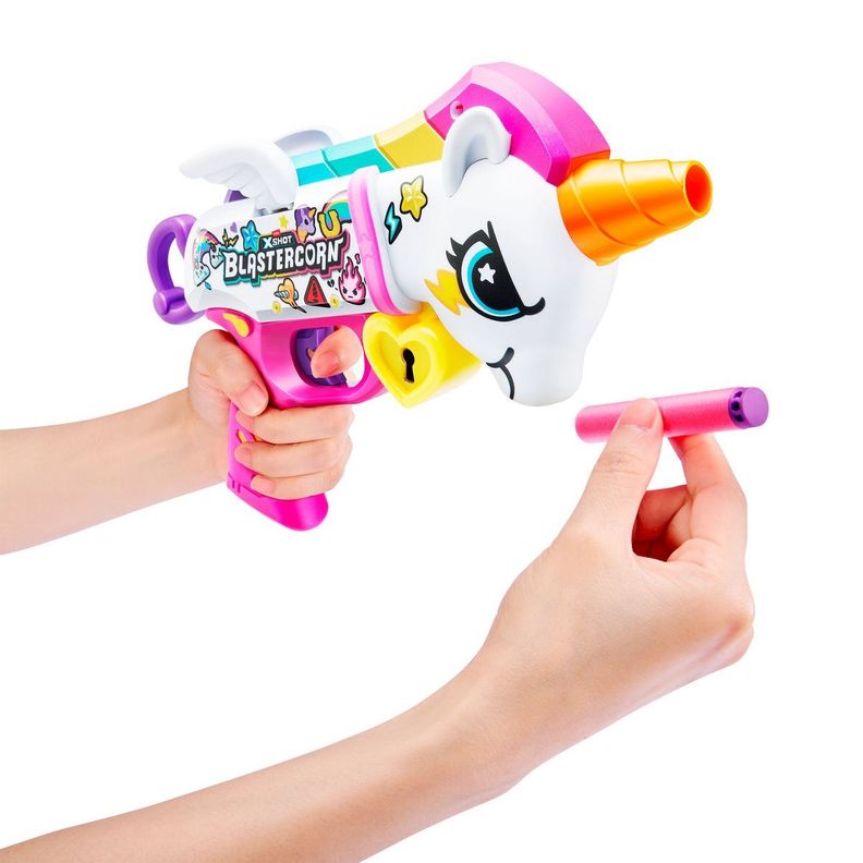 LANZA DARDOS UNICORNIO SKINS CON 16 DARDOS X-SHOT-4