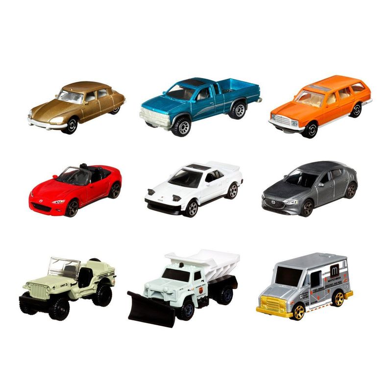 Matchbox Paquete De 9 Autos Basicos - City Mercedes-Benz-0