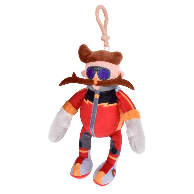 Peluche De 15 Cms Con Clip Para Colgar Sonic - Dr Eggman-0