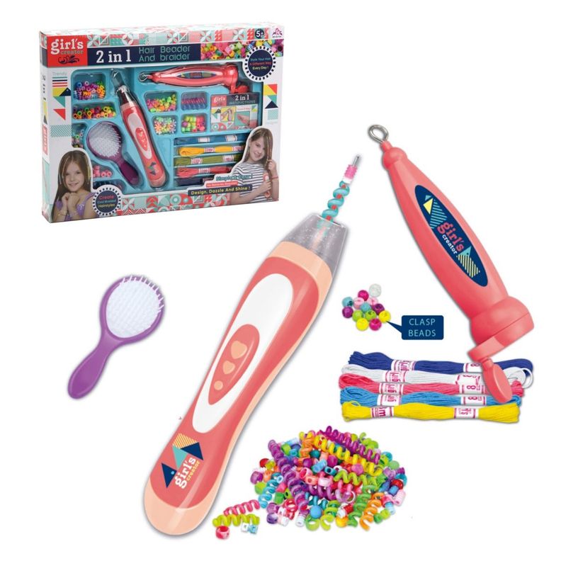 Set manualidades ANSALDO maquina trenzador y adornos para