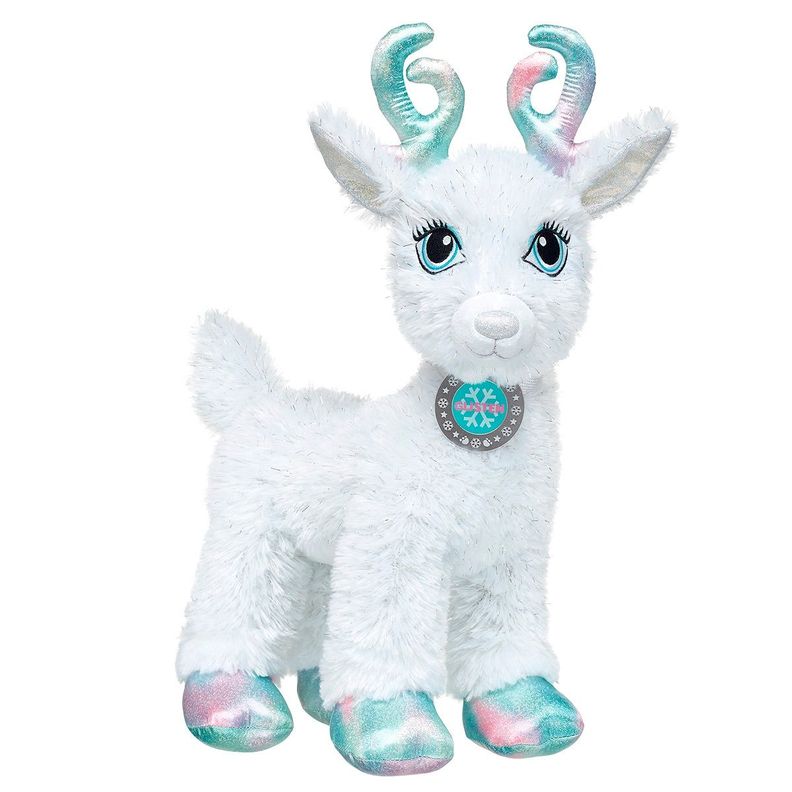 Peluche Reno Blanco Con Celeste Merry Mission Build-A-Bear-0