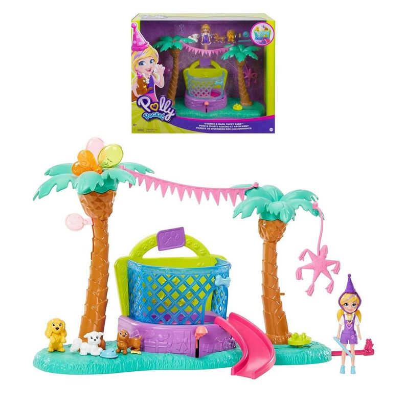 Polly Pocket Parque Temático De Mascotas Mattel-0